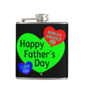 Happy Vathers Day Liebe Flachmann (Vorderseite)