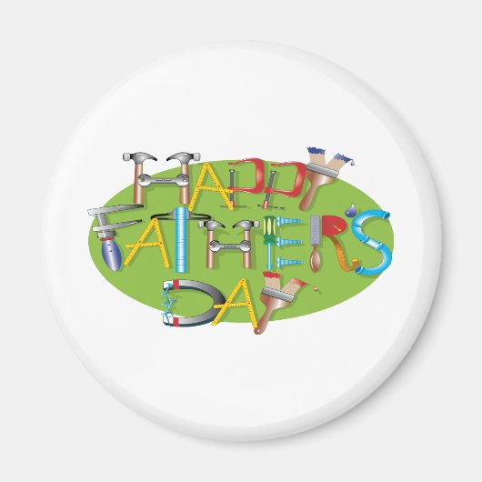 Happy Vathers Day Magnet (Vorne)