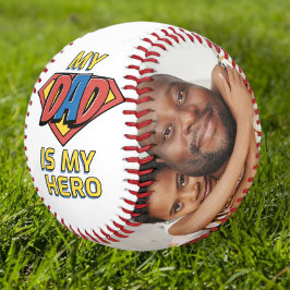 Happy Vathers Day Mein Vater ist mein Held Baseball