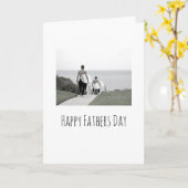 Happy Vathers Day Moderne FOTO Card Liebe Vater Karte (Gelbe Blume)