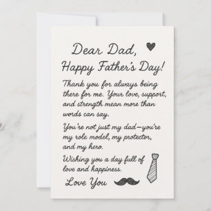 Happy Vathers Day Niedlich Bären Daddy Cards Einladung