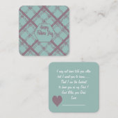 Happy Vathers Day Note Card: Mitteilungskarte (Vorne/Hinten)