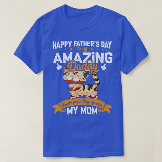 Happy Vathers Day of My Phantastisch Daddy Cat T-Shirt (Design vorne)