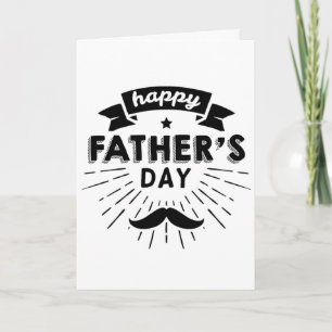 HAPPY VATHER'S DAY Personalisiert Vater Card Karte
