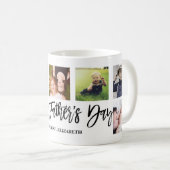 Happy Vathers Day Personalisierte Fotovorlage Kaffeetasse (VorderseiteRechts)