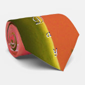 Happy Vathers Day Pink Rose Krawatte (Gerollt)