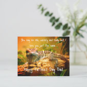 Happy Vathers Day Postcard Postkarte (Stehend Vorderseite)