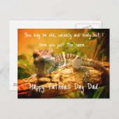 Happy Vathers Day Postcard Postkarte (Vorne/Hinten)