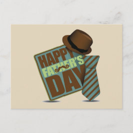 Happy Vathers Day Postkarte