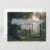Happy Vathers Day Postkarte (Vorne/Hinten)