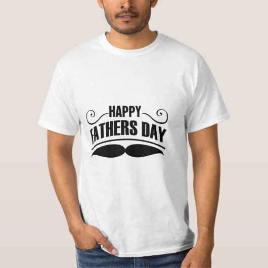 Happy Vathers Day T-Shirt (Vorderseite)