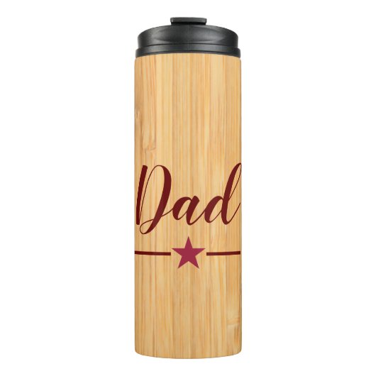 Happy Vathers Day Thermal Tumbler Geschenk für ihn Thermosbecher (Vorderseite)