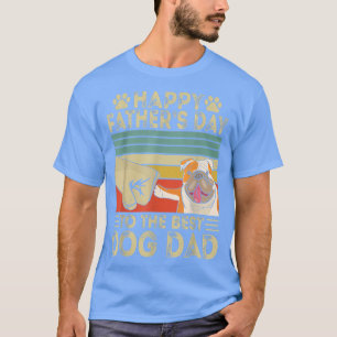 Happy Vathers Day to Best Hund Vater Mops  T-Shirt