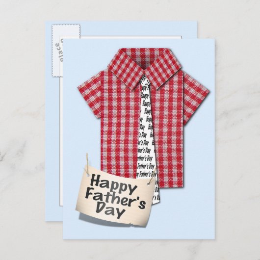 Happy Vathers Day to Someone Special Postkarte (Vorne/Hinten)