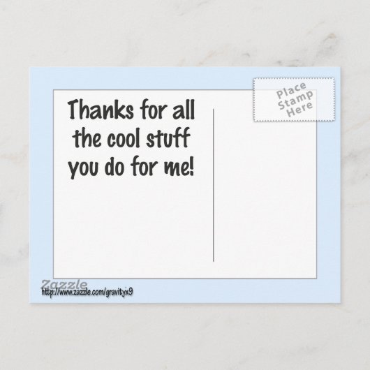 Happy Vathers Day to Someone Special Postkarte (Rückseite)