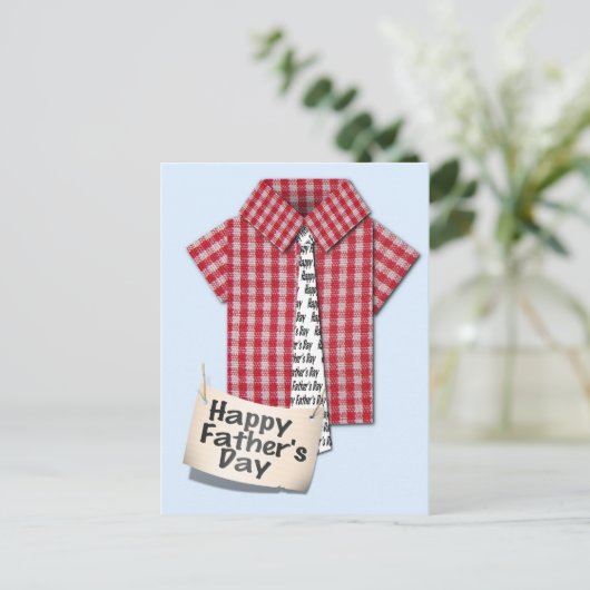 Happy Vathers Day to Someone Special Postkarte (Stehend Vorderseite)