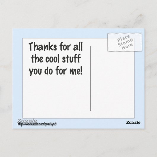 Happy Vathers Day to Someone Special Postkarte (Rückseite)