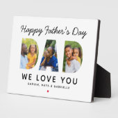 Happy Vathers Day Vater Custom Foto Collage Fotoplatte (Seite)