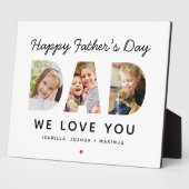 Happy Vathers Day Vater Custom Foto Collage Fotoplatte (Seite)