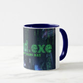 Happy Vathers' Day "VATER.EXE" Custom Tasse (VorderseiteRechts)