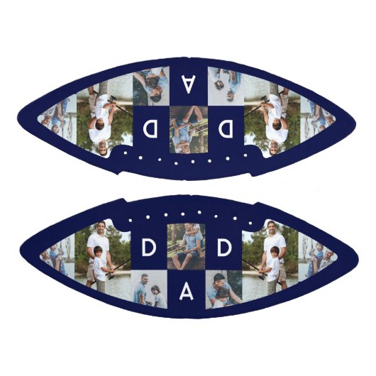 Happy Vathers Day Vater Foto Collage Grid Football (Paneele)