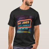 Happy Vathers' Day "Vater Jokes Loading Custom T-Shirt (Vorderseite)