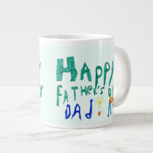 Happy Vathers Day Vater Jumbo Tasse von Janz