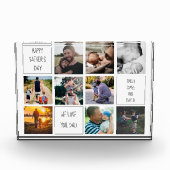 Happy Vathers Day, wir Liebe, dass ihr Foto Collag (Vorderseite)