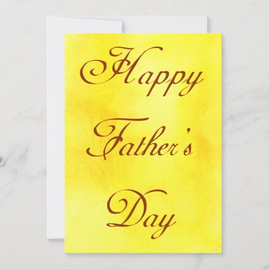 Happy Vathers Day Yellow Summer Picnic Party Einladung (Vorderseite)