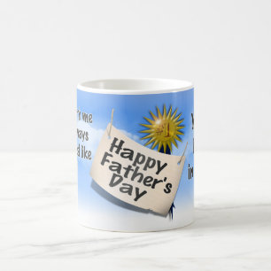Happy Vathers Day zu meinem 1. Vater Kaffeetasse