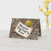 Happy Vathers Day zu meinem 1. Vater Karte (Gelbe Blume)