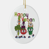 Happy Vegan Keramikornament (Rechts)