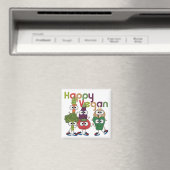Happy Vegan Magnet (In Situ (Geschirrspüler))