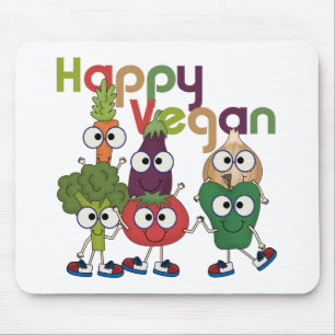 Happy Vegan Mousepad