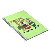 Happy Vegan Notizblock (Rechte Seite)