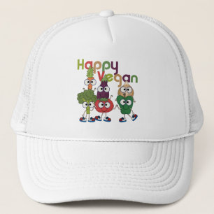 Happy Vegan Truckerkappe