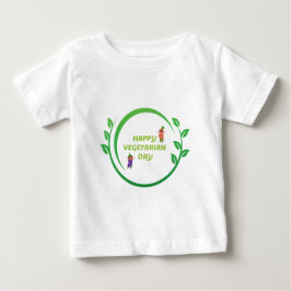 Happy Vegetarian Day Baby T-shirt