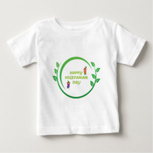 Happy Vegetarian Day Baby T-shirt