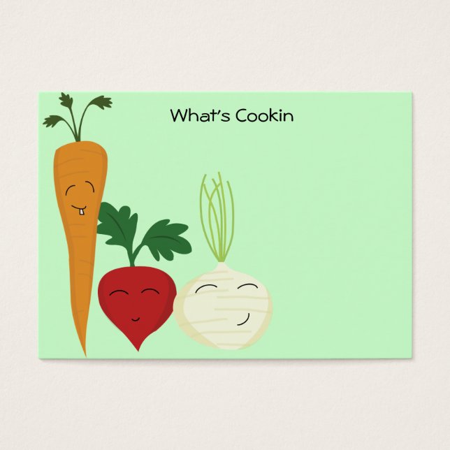 Happy Veggie Recipe Cards (Vorderseite)