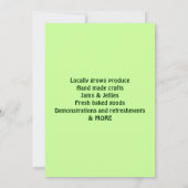 Happy Veggies Einladungen (Rückseite)