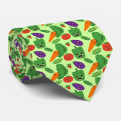 Happy Veggies Krawatte (Gerollt)