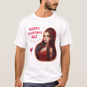 Happy Velentine's Day - Darling Valentine Liebe T-Shirt (Vorderseite)