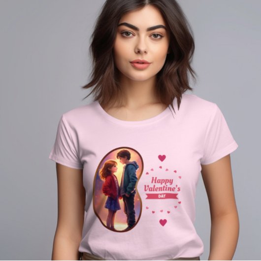 Happy Velentine's Day - Herzwunsch T-Shirt