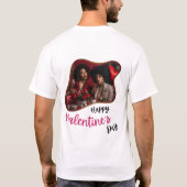 Happy Velentine's Day - leidenschaftliche Wünsche T-Shirt (Rückseite)