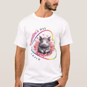 Happy Velentine's Day - liebevoll vereint T-Shirt (Vorderseite)