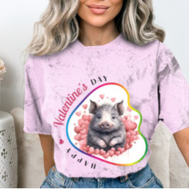 Happy Velentine's Day - liebevoll vereint T-Shirt