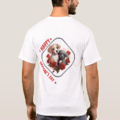 Happy Velentine's Day - Loving Whispers T-Shirt (Rückseite)
