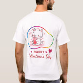 Happy Velentine's Day - Reise der Liebe T-Shirt (Rückseite)