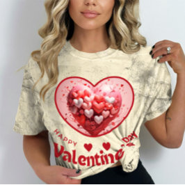 Happy Velentine's Day - Romantischer Splendor T-Shirt