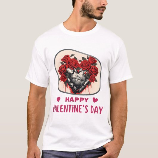 Happy Velentine's Day - Wärme T-Shirt (Vorderseite)